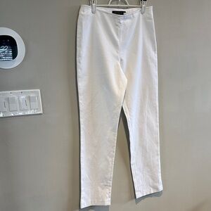Luisa Spagnoli white cotton pants 44/10